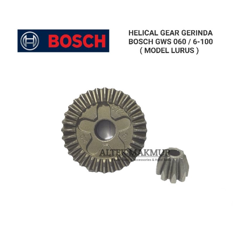 Helical Gear Set Grenda Grinda Tangan BOSCH GWS 6-100 5-100 060 / Ger Gir Gerinda Gurinda BOSCH GWS 