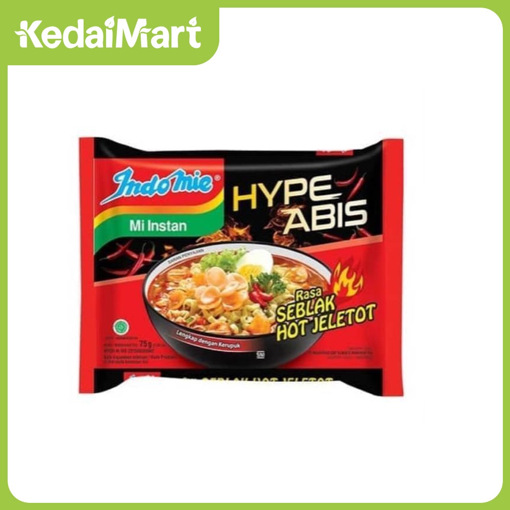 

Indomie Hype Abis Rasa Seblak Hot Jeletot Pcs