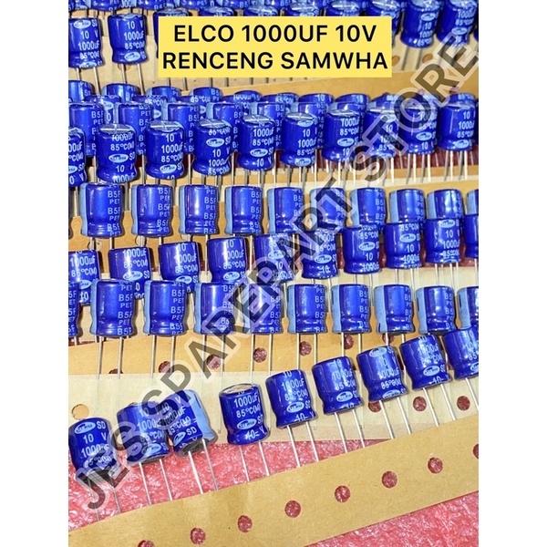 ELCO 1000UF 10V RENCENG SAMWHA / G-LUXON