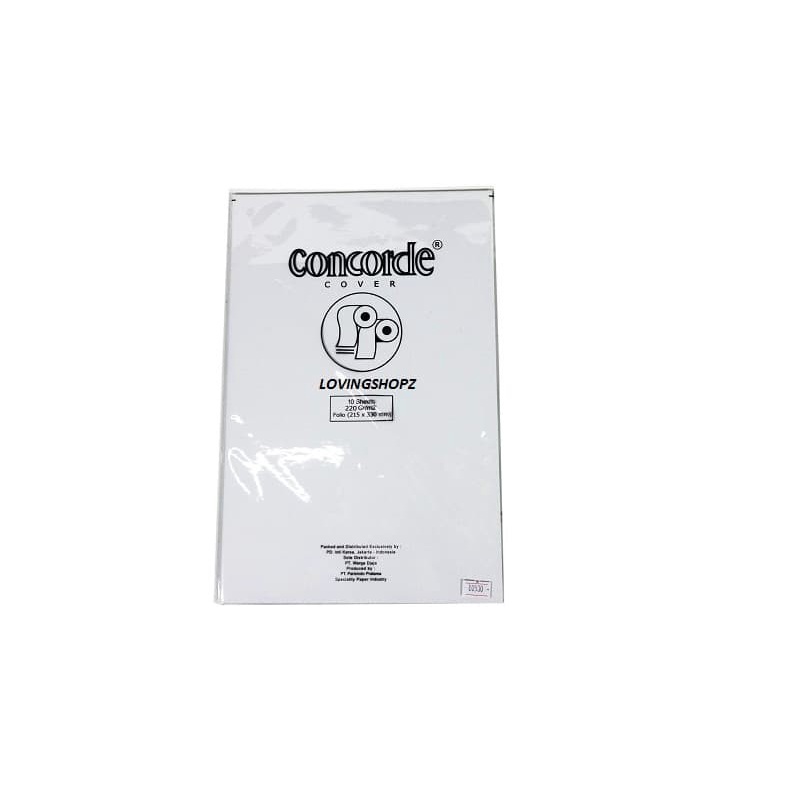 

KERTAS CONCORDE F4 - 220 Gsm