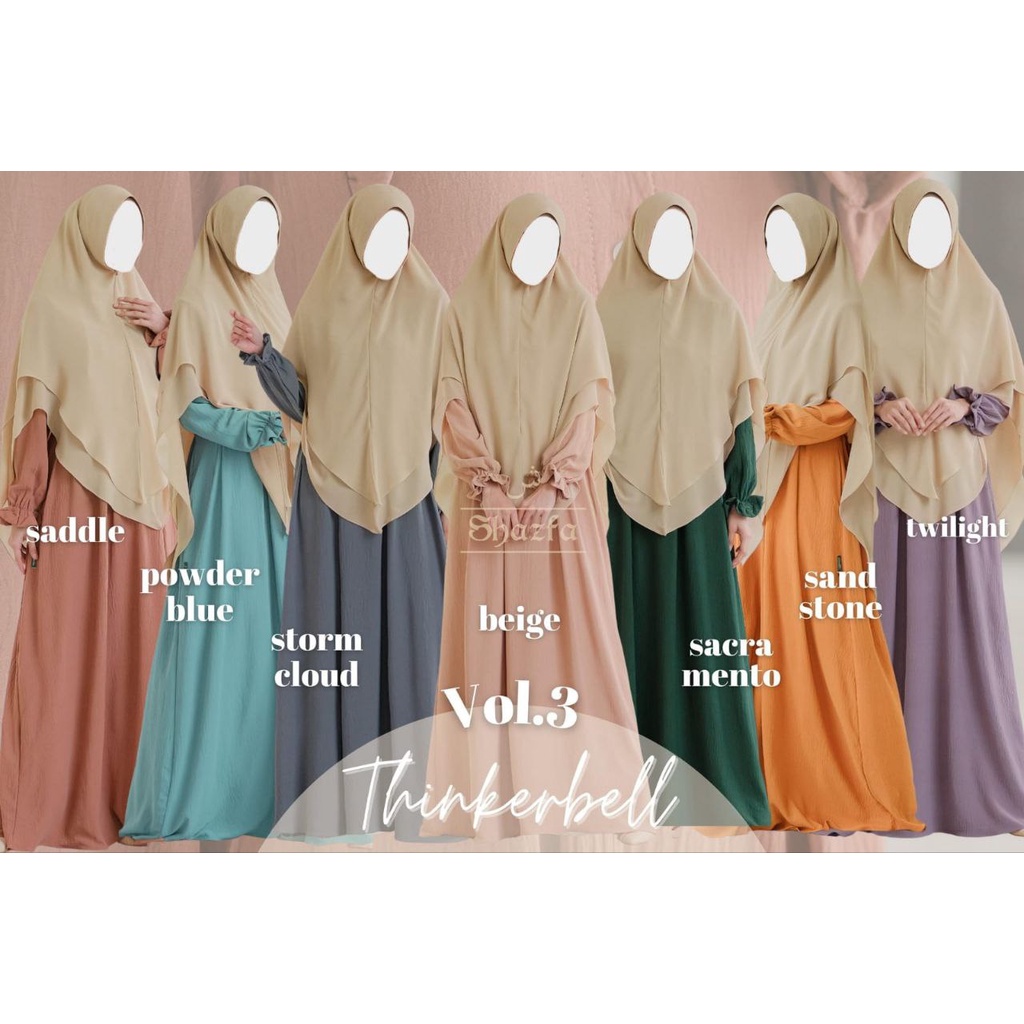 Gamis set thingkerbell by Shazfa