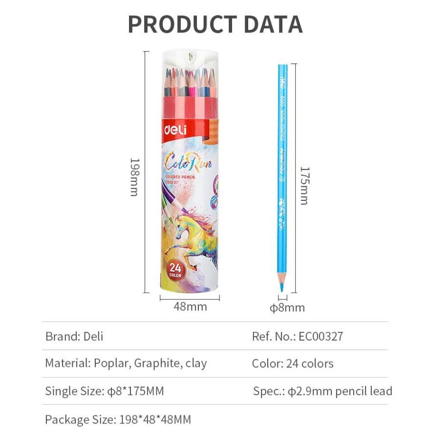 

Best - Pensil Warna Deli 24 Warna Ada Serutan - Ec00327 .,