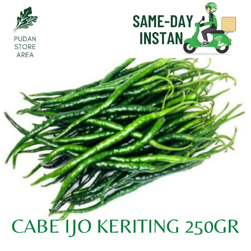 

CABE IJO KERITING 250 GRAM