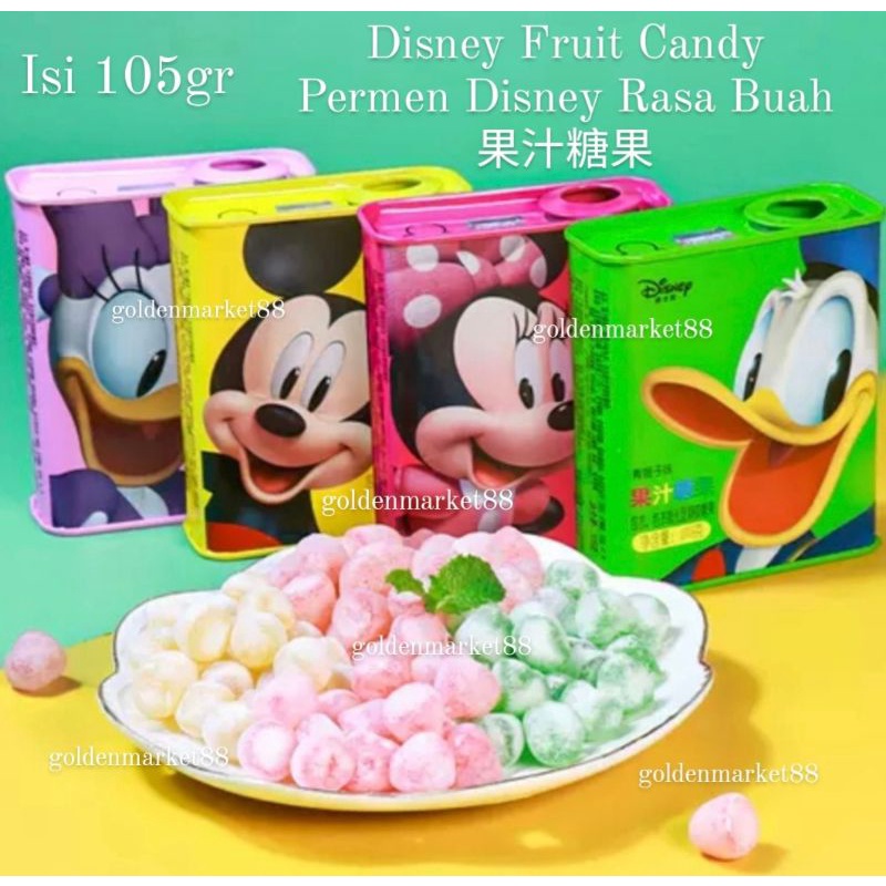 

105G DISNEY GUMMY FRUIT CANDY PERMEN DISNEY RASA BUAH IMPORT GUMMIES 105GR