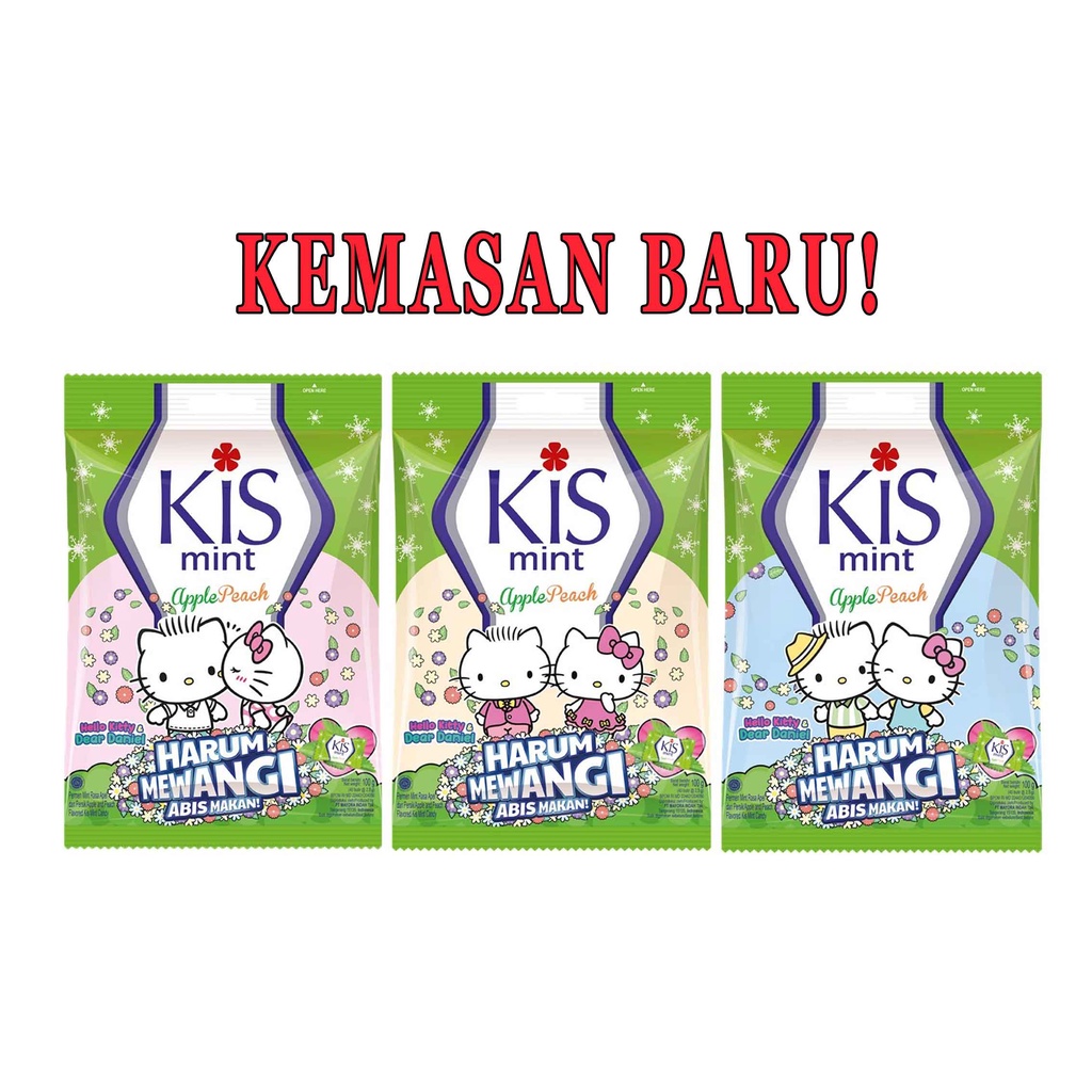 PERMEN KISS RASA MINT 125g / PERMEN