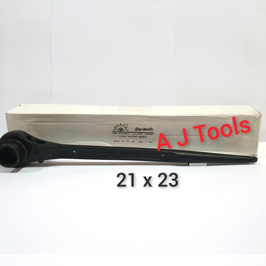 Kunci Ring Ratchet 21 x 23 mm TJAP MATA / EYE BRAND GERMANY