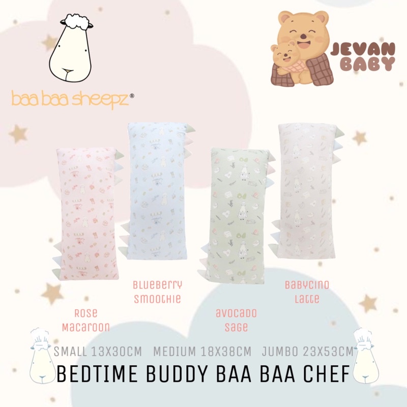 Baabaasheepz x Tiffany Arthur Bed Time Buddy BaaBaa Chef SMALL / MEDIUM / JUMBO