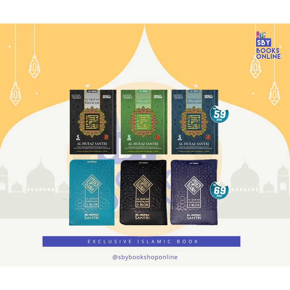 Alquran Saku Kecil Al Hufaz Santri UK B7 HARD COVER KALEP RESLETING LUX Kertas QPP - Al Quran Non Te