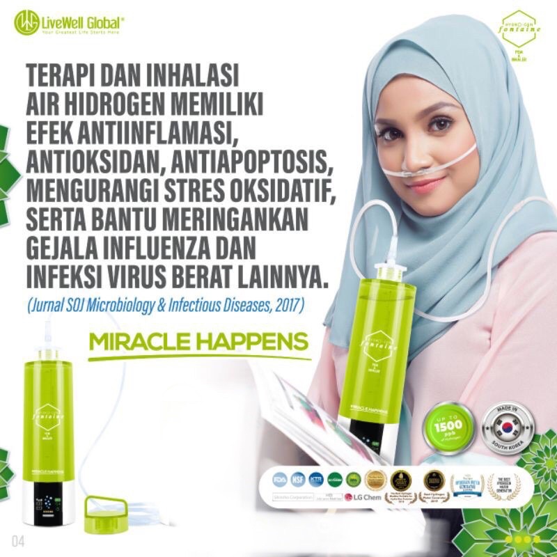 LWG Hydrogen Fontaine LIME Pem & Inhaler