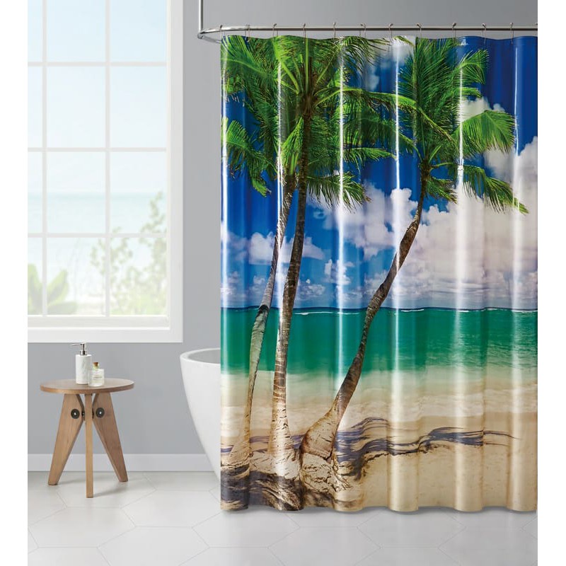 (Serba Serbi) Gorden Kamar Mandi Shower Curtain /Tirai Kamar Mandi Jendela 180x180cm Terlaris