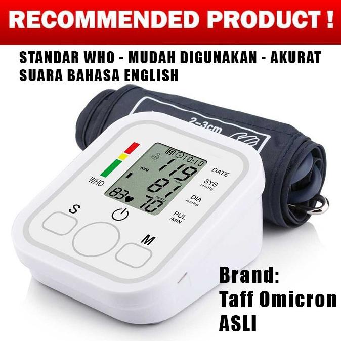 DIGITAL TENSIMETER ALAT UKUR TENSI TEKANAN DARAH JANTUNG OMRON DR CARE