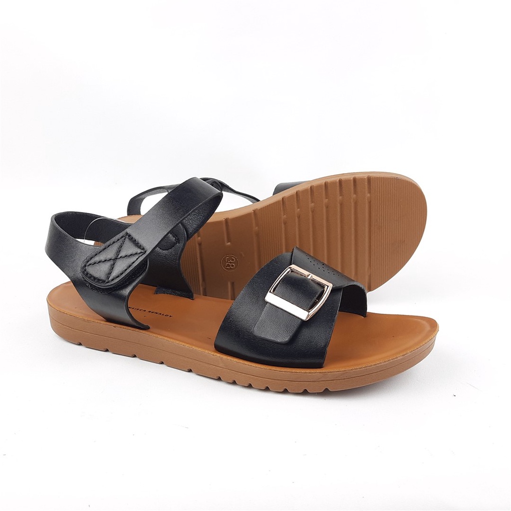 Sandal sepatu Flat wanita Fransisca &amp; Renaldi L.Agnes 36-40