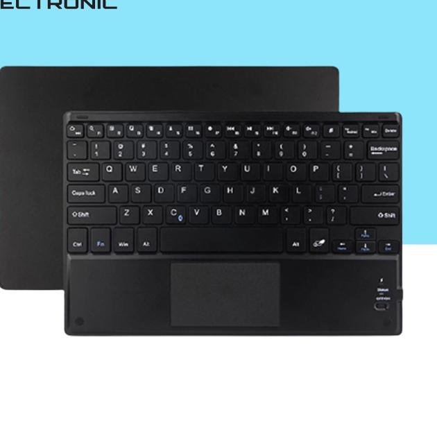 Harga Termurah Mini Wireless Bluetooth Keyboard With Touchpad - Universal Keyboard 9 inch