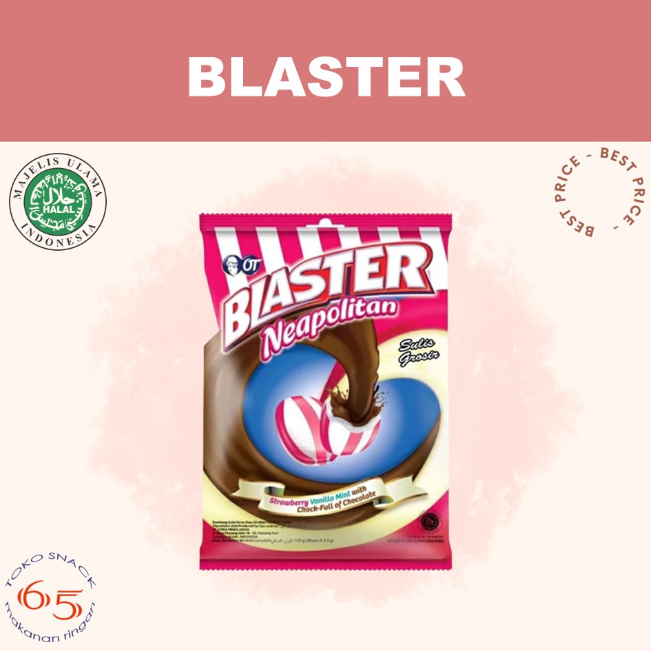 

Blaster neopolitan 125 gran. Permen. PAK