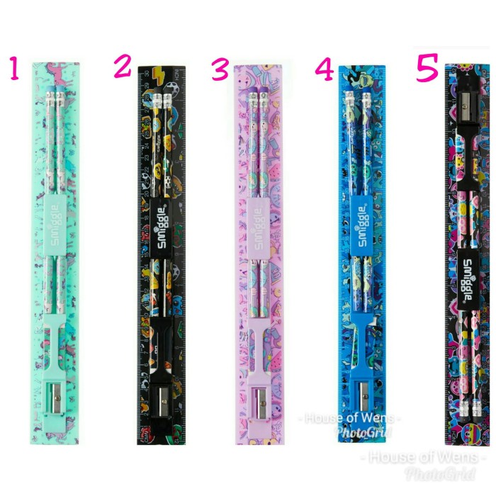 

Matr Smiggle Combo Ruler - Pengaris Set Smiggle