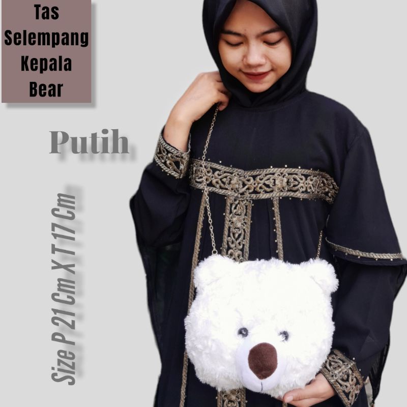 TAS SELEMPANG KEPALA BEAR