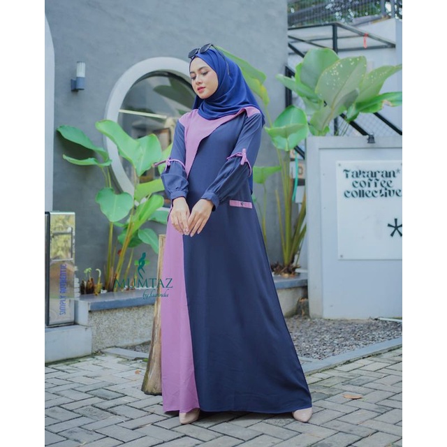 GAMIS NAYA KIRAN ORI MUMTAZ korean style ootd fashion baju muslim muslimah fashion terbaru lebaran kondangan pesta ecer grosir seragaman murah reseller dropshiper