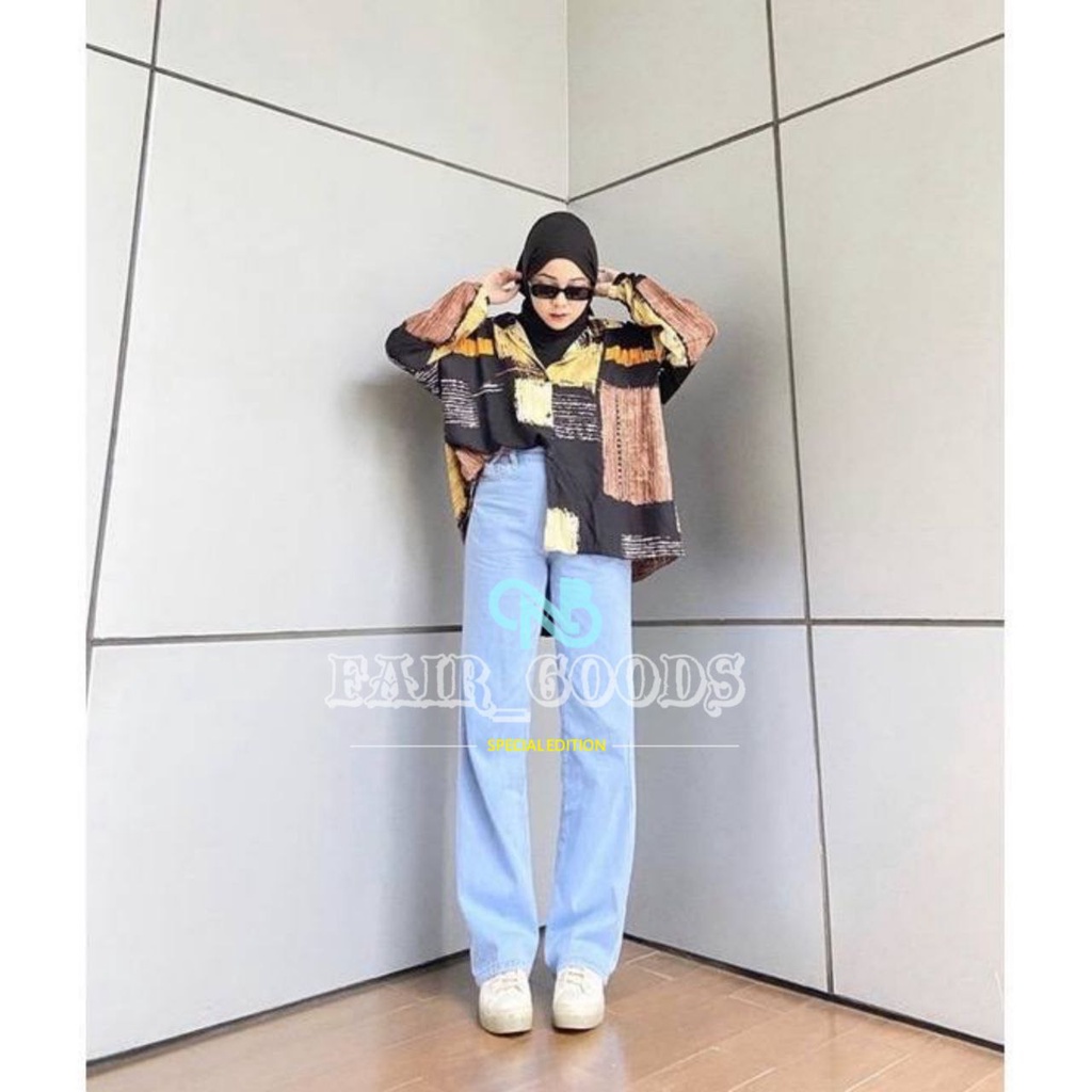 HIGHWAIST KULOT LOOSE JEANS BEST SELLER / KULOT JEANS / HIGHWAIST KULOT JEANS WANITA LOOST TERBARU