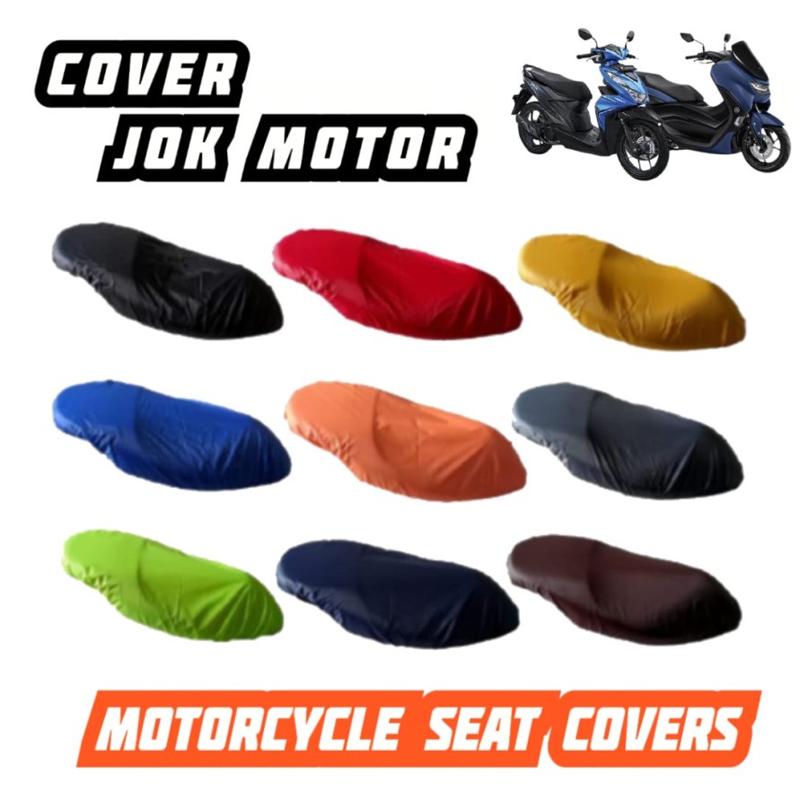 Cover seat / sarung Jok motor Special Design universal Vespa Aerox Vario Beat scoopy Cover Jok Motor Waterproof Sarung Jok Motor Anti Air Matic Pelindung Jok Motor Matic Honda Beat Vario Scoopy Genio Yamaha mio