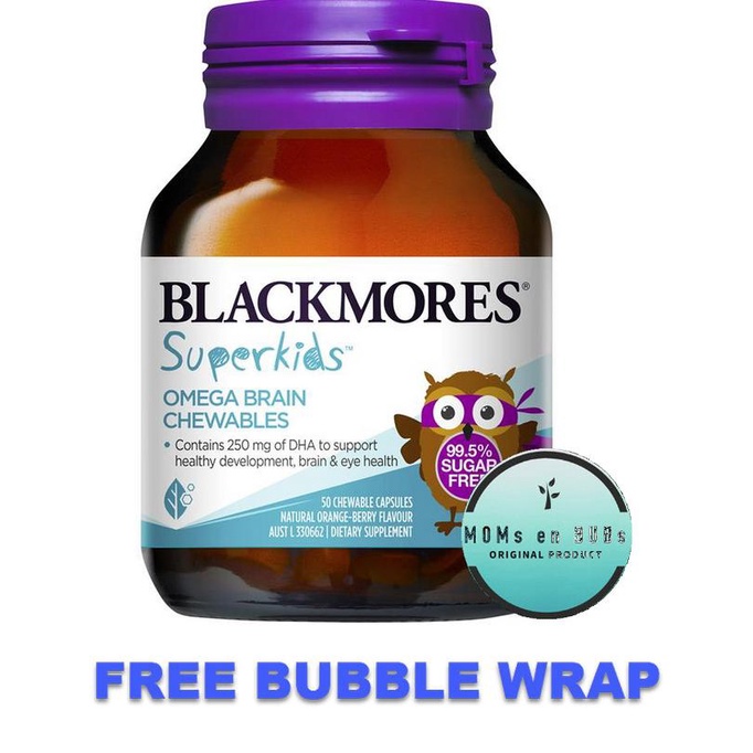 Blackmores Superkids Omega Brain 50 Chewables