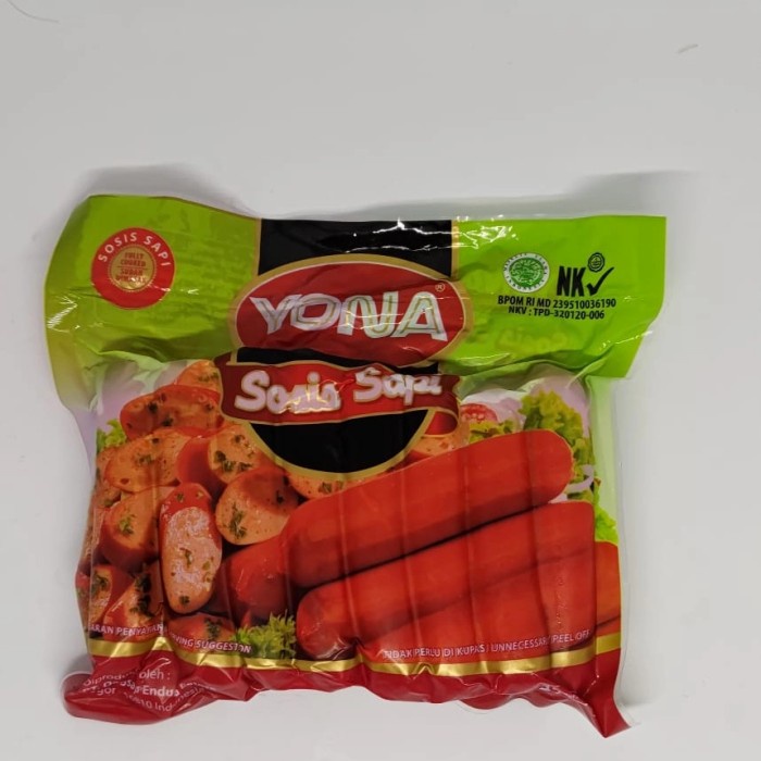 

Yona sosis sapi merah isi 15pcs