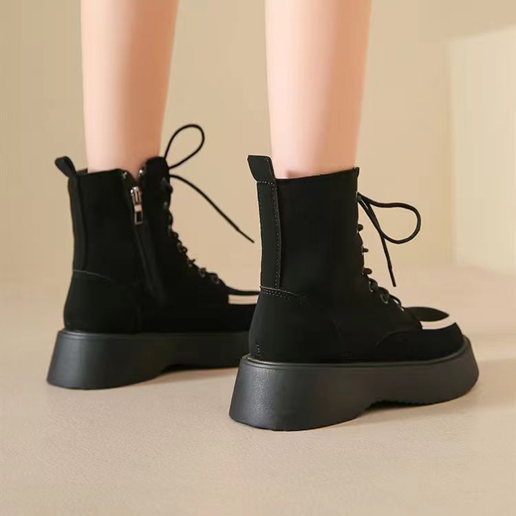 [DF FOOTWEAR] Sepatu Boots Martin Wanita Import Premium Quality DF 623