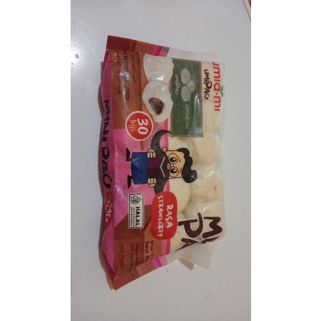 

Bakpao Strawbery Umpi Pao isi 30pcs