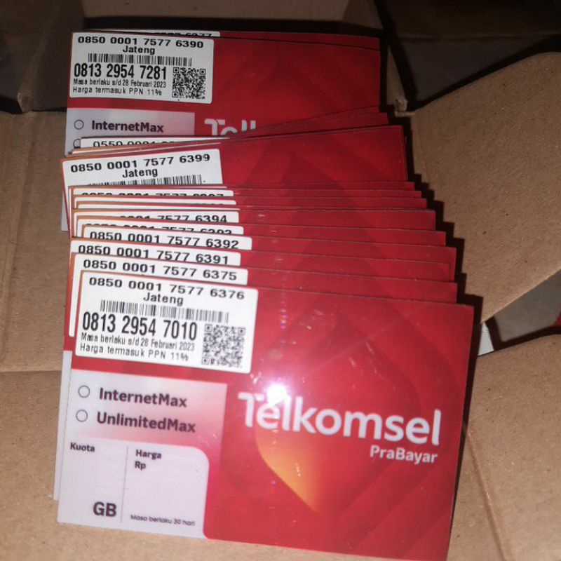 Kartu Perdana RED 0K simPATI TELKOMSEL .