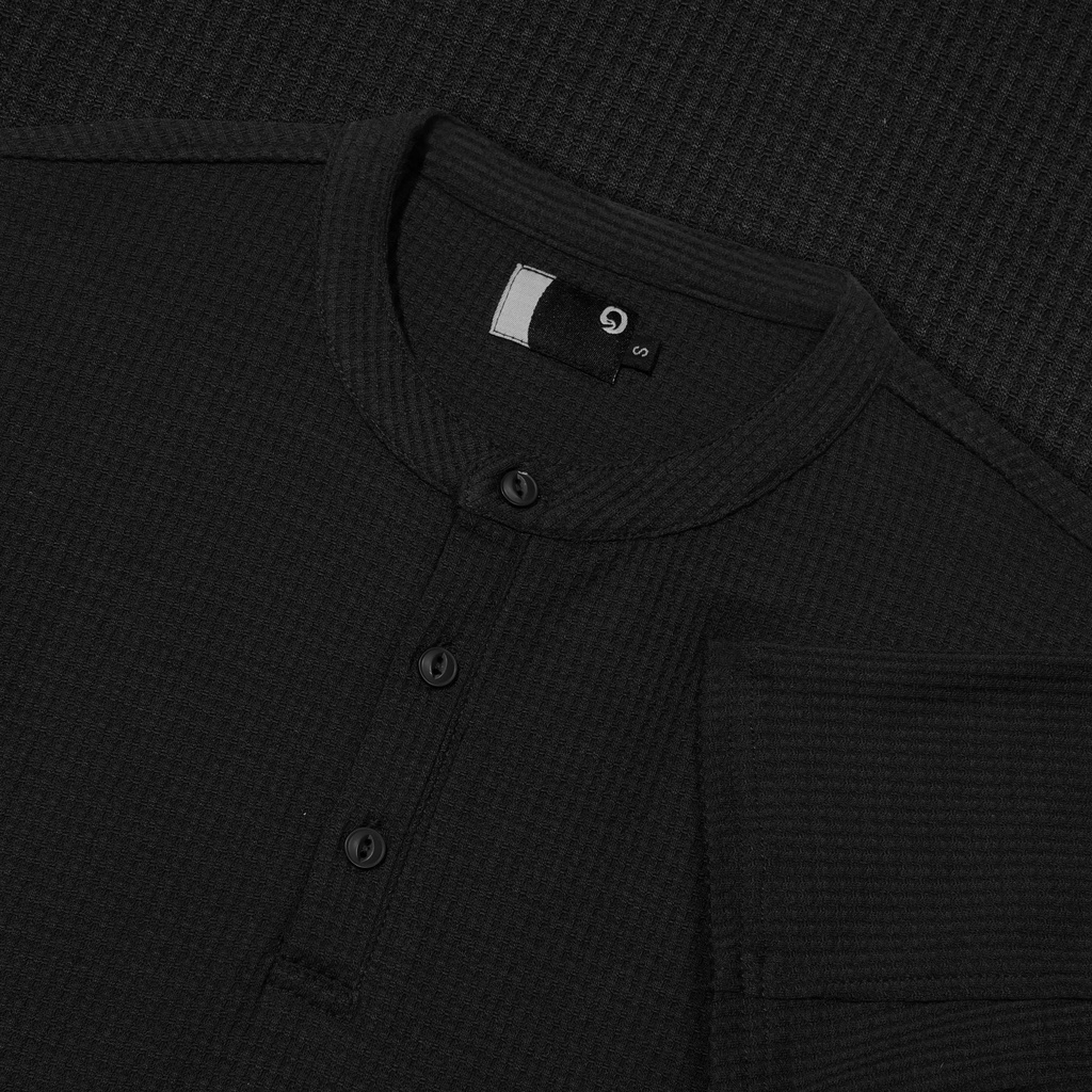 ORCA - Henley Waffle, Black