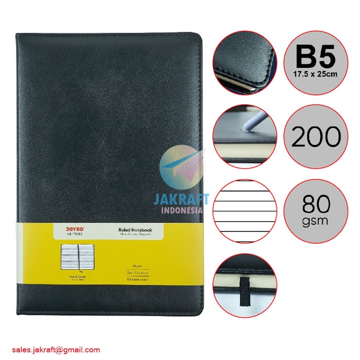 

Pad Notebook B5 Soft Foam Cover Joyko Nb-715B5 Isi 100 Lembar 80 Gsm
