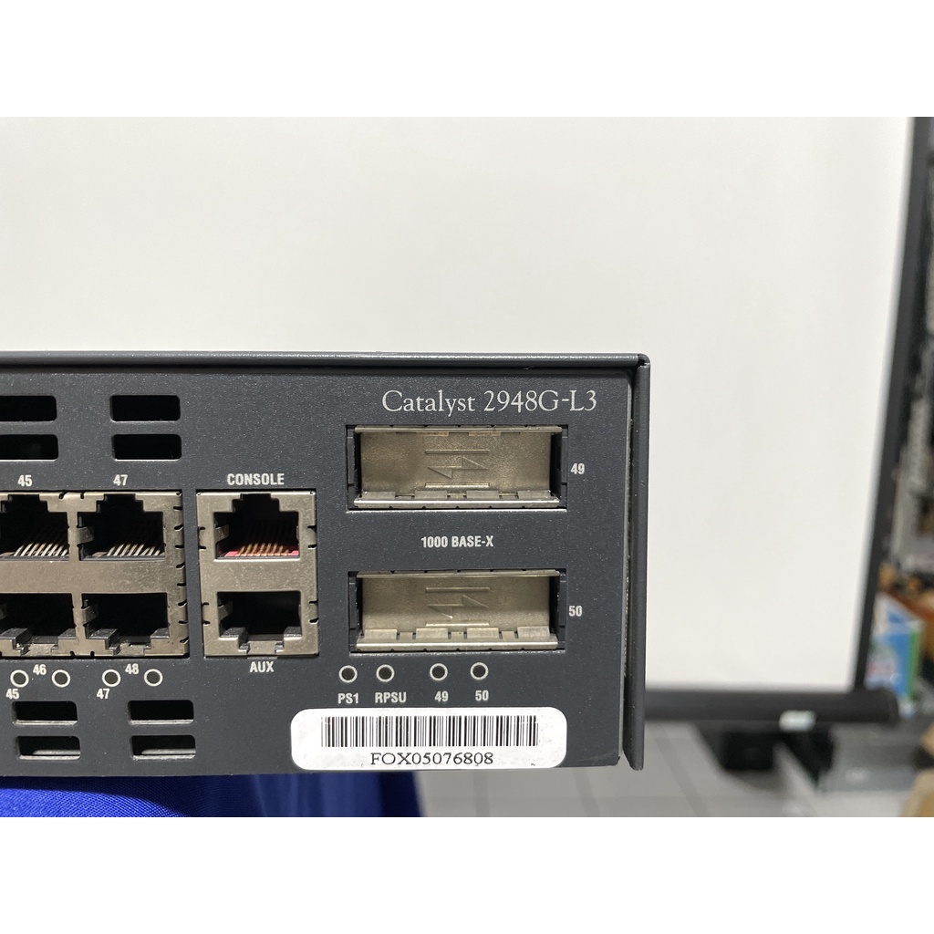 switch hub cisco catalyst 2948g l3 48 port 10 100