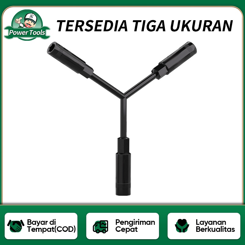 ISKU Kunci Y 8 10 12 Kunci Sock Y/kunci shock set