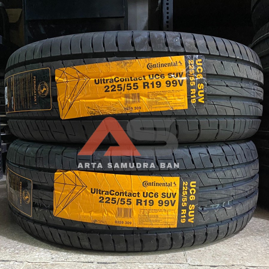 Ban Continental Ultra Contact UC6 SUV 225 / 55 R 19 R19