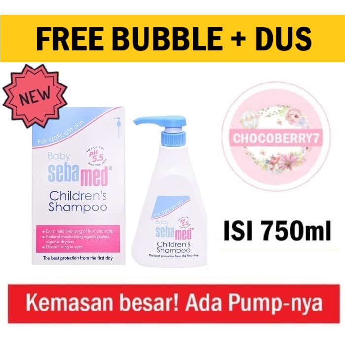 Sebamed Children's Baby Shampoo 750ml | Sampo Bayi 750 ml Dengan Pump