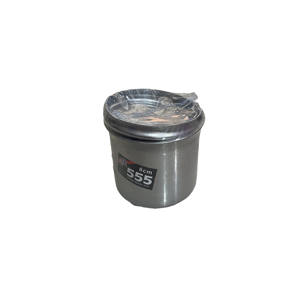 cangkir stainless kecil/ mug ss 555 8cm/ gelas minum kopi teh