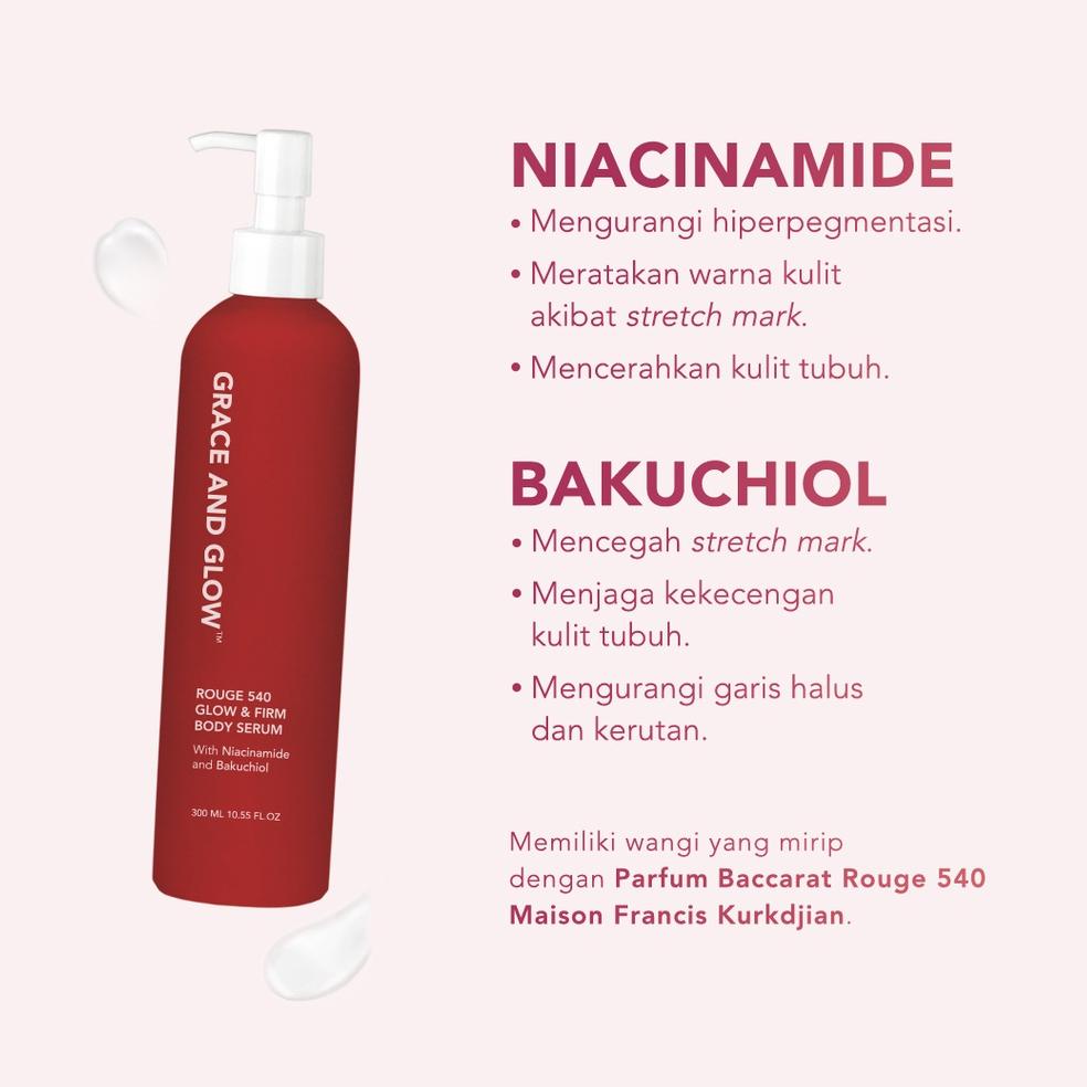 1.1 SUPER Shopee Day Grace and Glow Rouge 540 Glow &amp; Firm Scrub Solution Body Wash + Body Serum ..,,.,,.,