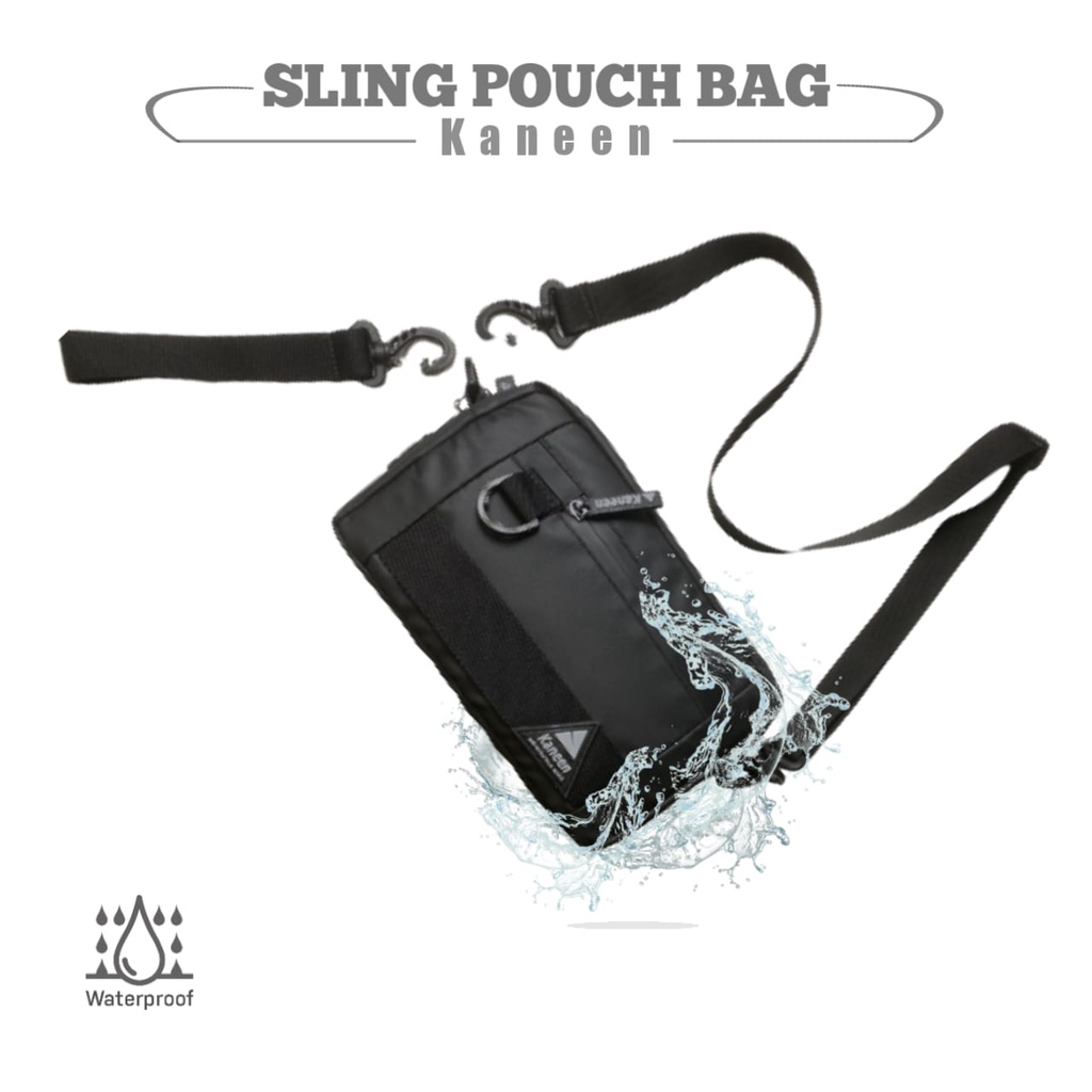 Clutch Pria Wanita Waterproof Premium Hitam