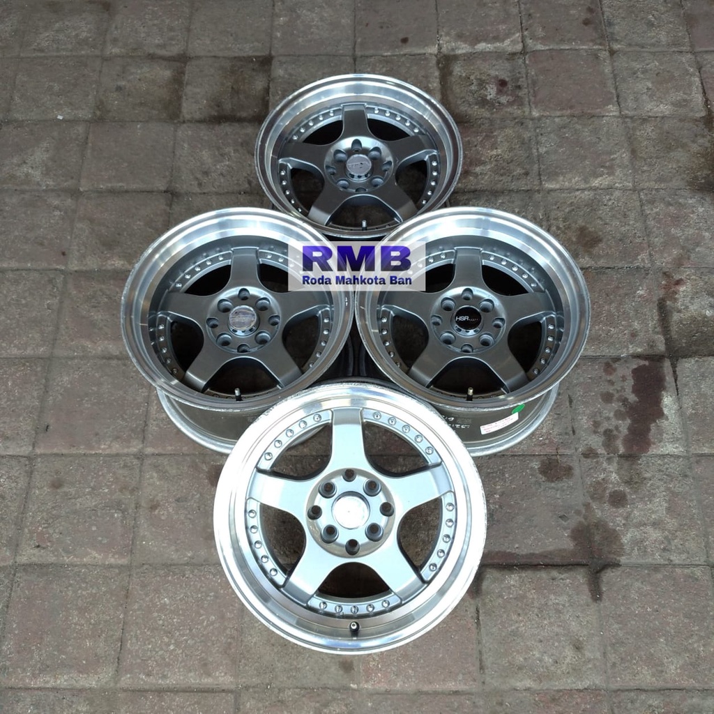 Jual VELG MOBIL BEKAS MODEL HSR SC 02 RING 16 PCD 4X100 4X114 3 MOBILIO JAZZ AVANZA VIOS