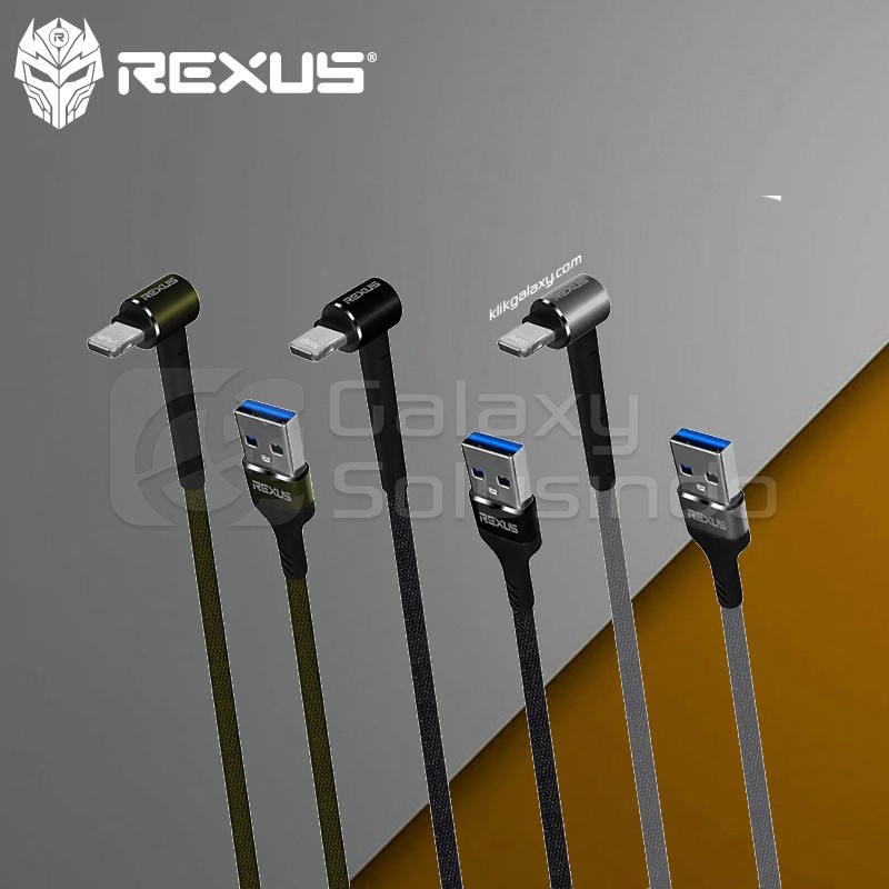 Rexus CB161L Lightning USB Fast Charging Cable - 2 Meter