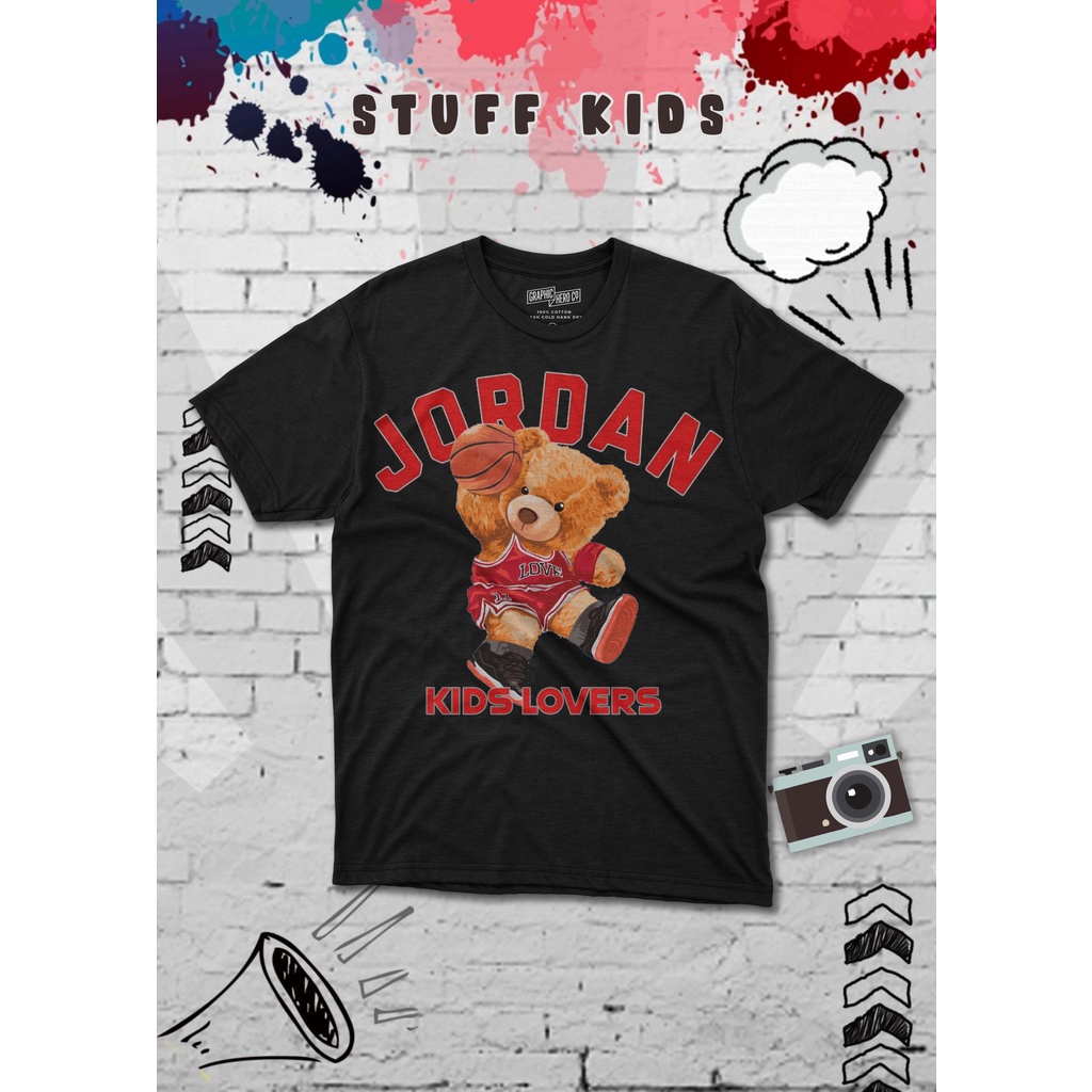 kaos anak BAPE stuff kids Kaos Anak Distro Umur 3-12 Tahun Cotton 24s