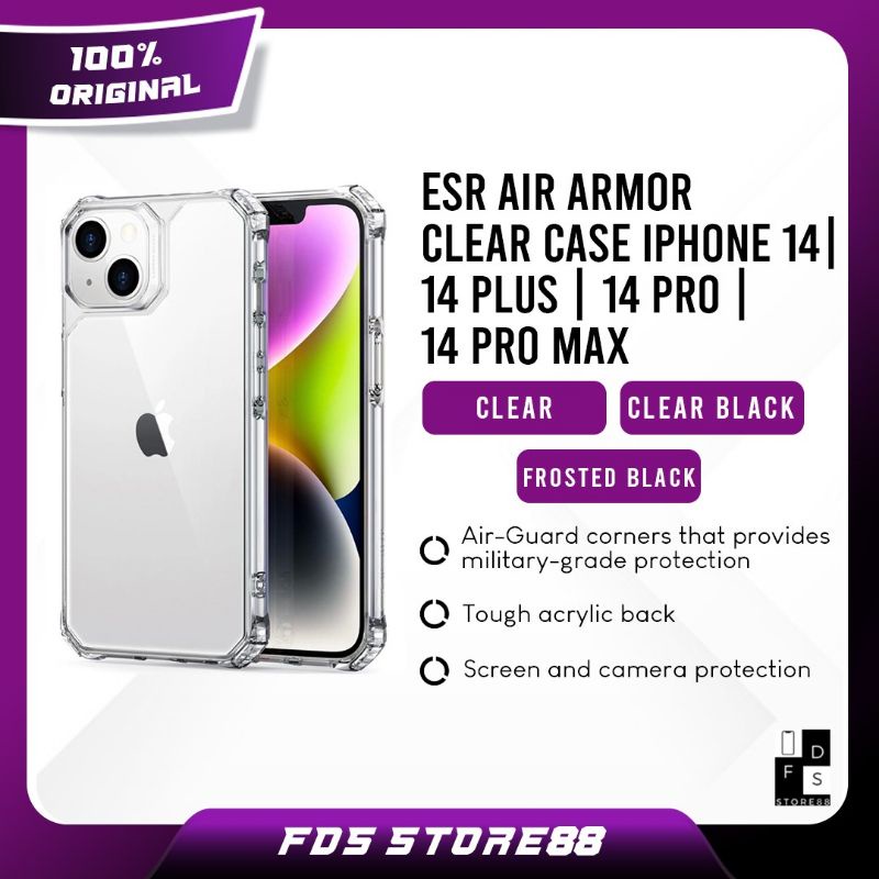 ESR Air Armor Clear Case iPhone 14 | 14 Plus | 14 Pro | 14 Pro Max Original