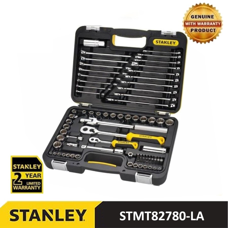 STANLEY KUNCI SOK SET KUNCI SHOCK SOCKET SET 79 PCS / STANLEY STMT82780-LA