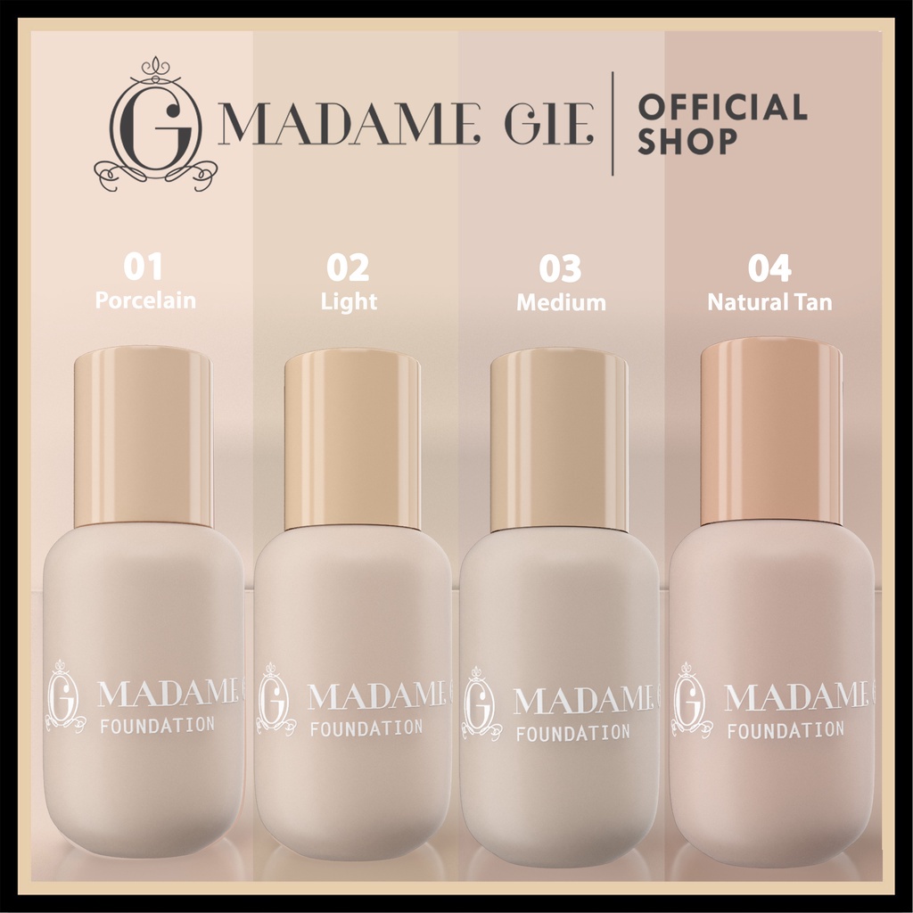 LIZBEAUTY -  ✨NEW ARRIVAL✨ Madame Gie Madame Airy Cover Stay Liquid Foundation - High Coverage Longlasting MakeUp