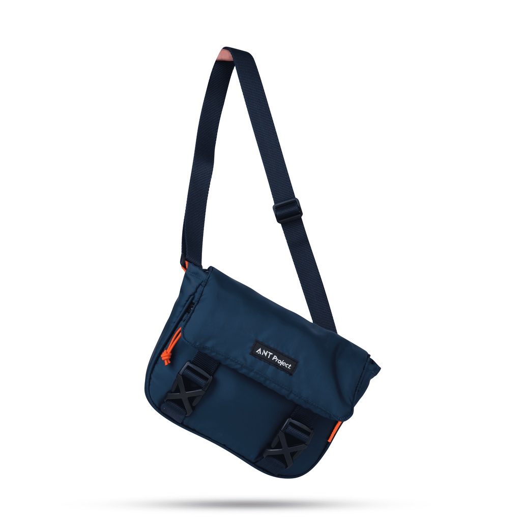 REV X ANT - Tas Selempang RYUGA Navy - Slingbag Pria terbaru - Slingpack Laki laki
