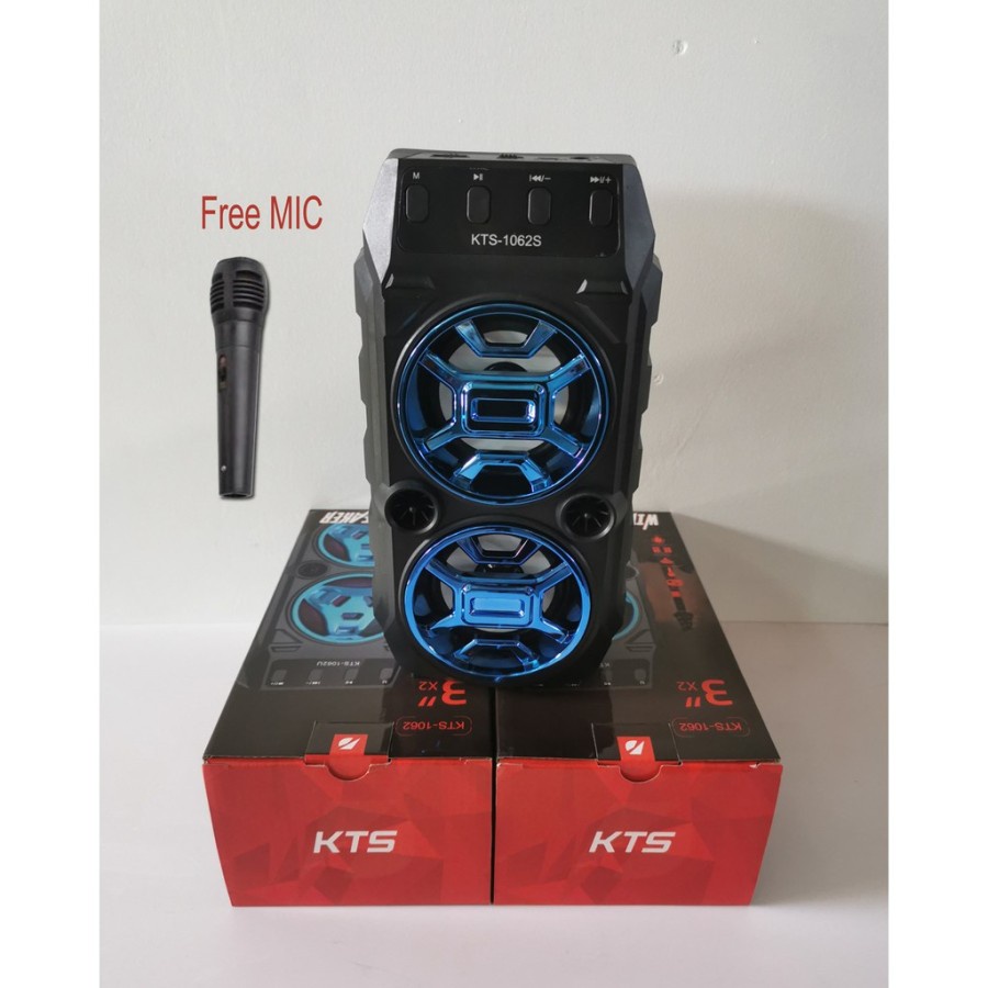 Speaker SK 1062S plus Mic Karaoke - speaker Bluetooth Karaoke SK-1062S - Kenji Shop