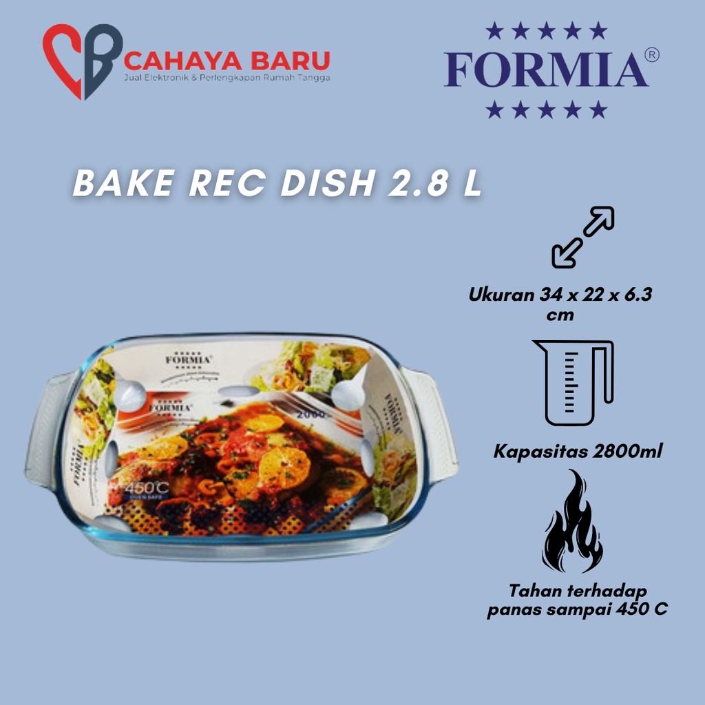 FORMIA BAKE REC DISH 2.8 L