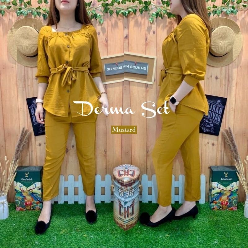 Oneset Bahan Shakila - Setelan Cringkle Polos - Piyama Tiedye Jumbo Bahan Kaos Combed