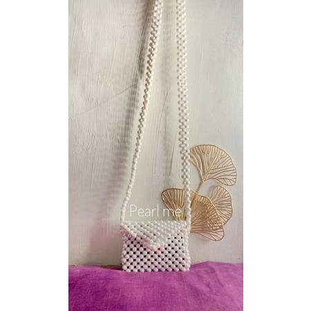 Beadbag Tas Mutiara Manik Manik Pearl