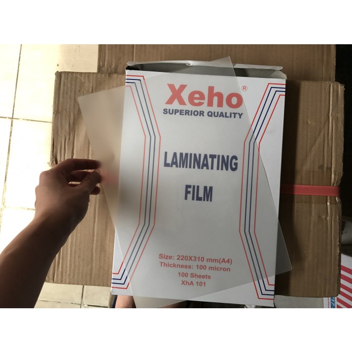 

Plastik laminating film xeho A4 / laminating plastik