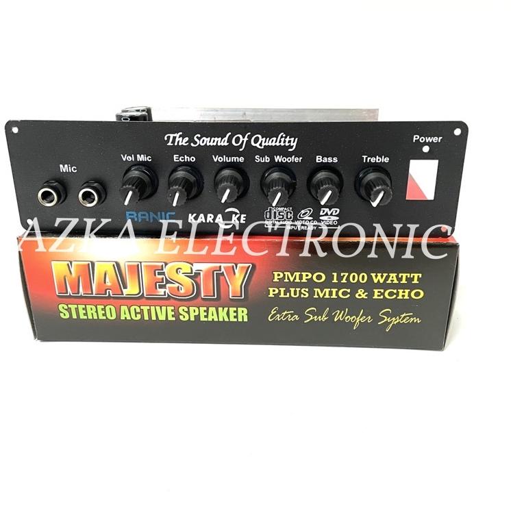 ➥ Kit Power Amplifier Speaker Aktif Stereo Karaoke Plus Echo 1700W PMPO KUALITAS BAGUS 885 ㅖ